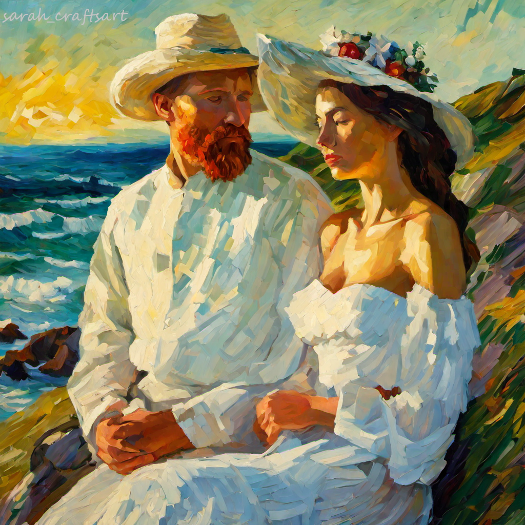 couple by the coast